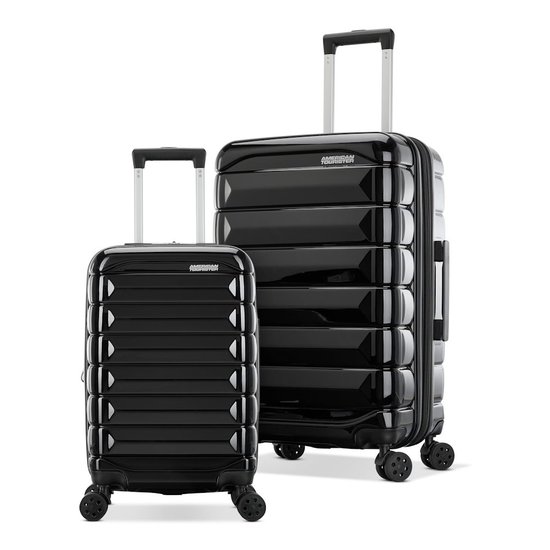 Picture of American Tourister Kontour 2PC Luggage (CO/Med) - Matte Black