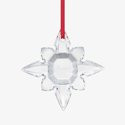 Picture of Baccarat Noel Ornament Octogone - Clear