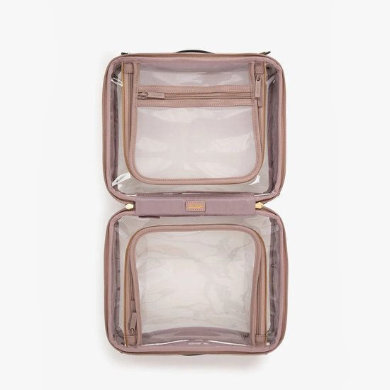 Picture of Calpak Large Clear Cosmetics Case - Mauve