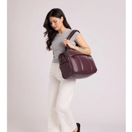 Picture of Calpak Luka Duffel Vegan Leather - Dark Cherry