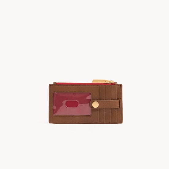 Picture of Hammitt 210 West - Mahogany/Brushed Gold Red Zip