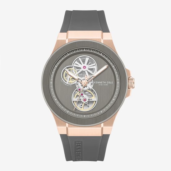 Picture of Kenneth Cole Two-Tone Automatic Watch - Rose Gold/Gunmetal