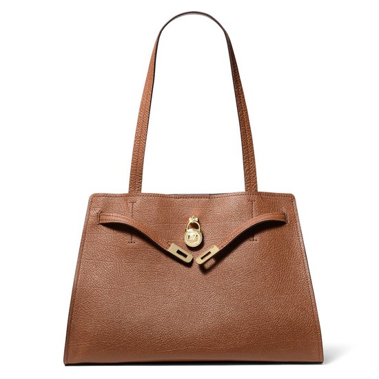 Picture of Michael Kors Hamilton Moderne Large E/W Fold Tote - Luggage