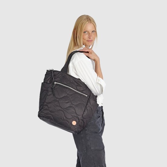 Picture of shortyLOVE Ranger Large Quilted Tote - Black