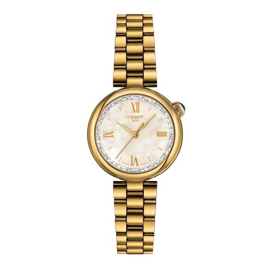 Picture of Tissot Desir 28MM Gold-Tone Steel Watch with Gold Dial