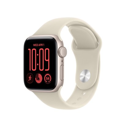Picture of Apple Watch SE 3 GPS/Cell 44mm Starlight Alum Sand Sport - M/L