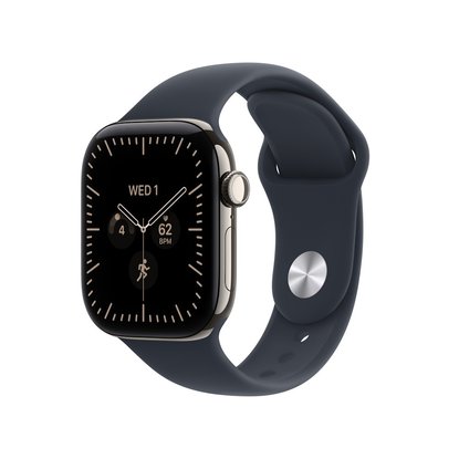 Picture of Apple Watch 12 GPS/Cell 42mm Natural Case Navy Blue Sport- M/L