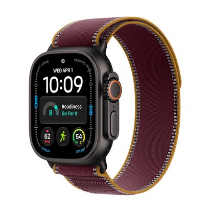 Picture of Apple Watch Ultra 4 GPS/Cell 49mm Blk Case Burgundy Trail- M/L