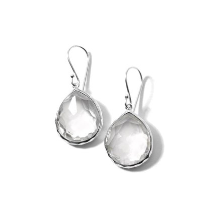 Picture of Ippolita 925 Rock Candy Teardrop Earrings in Rock Crystal