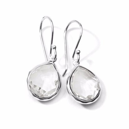 Picture of Ippolita 925 Rock Candy Mini Teardrop Earrings in Rock Crystal