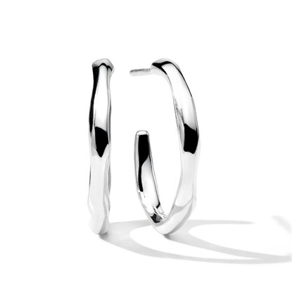 Picture of Ippolita 925 Classico Thin Squiggle #1 Hoop Earrings