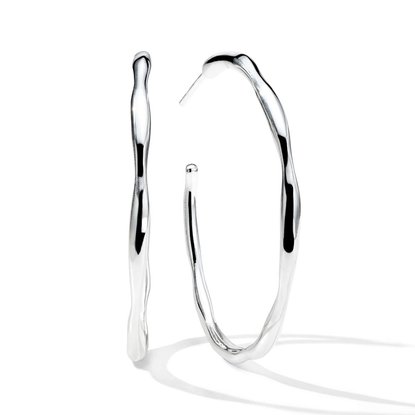 Picture of Ippolita 925 Classico Thin Squiggle #3 Hoop Earrings
