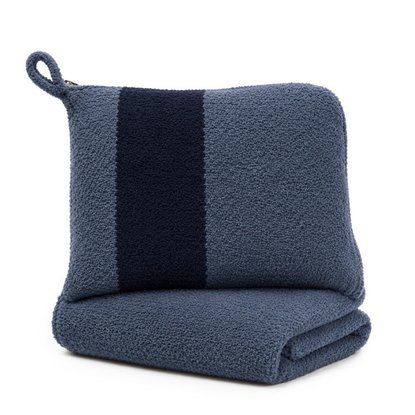 Picture of Kashwere Travel Blanket - Vintage Blue/Dark Navy