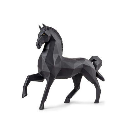 Picture of Lladro Horse - Matte Black