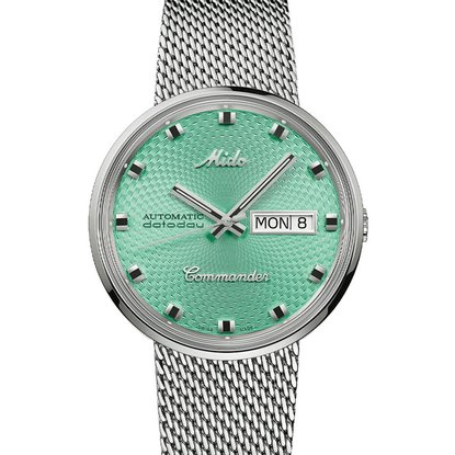 Picture of MIDO Commander 1959 Stainless Steel Watch with Turquoise Dial