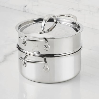 Picture of Hestan Pro Bond Luxe 3Qt. Soup Pot & Steamer Set
