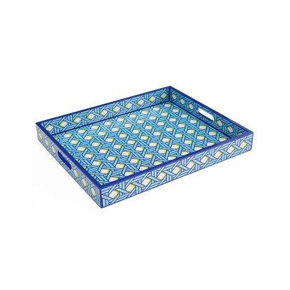Picture of Jonathan Adler Basketweave Lacquer Tray