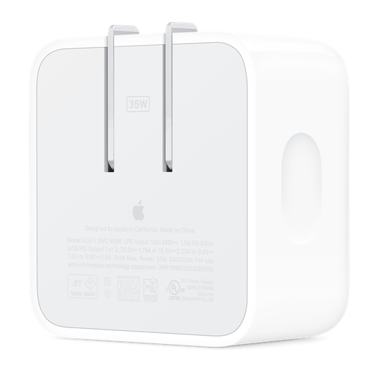 Picture of 35W Dual USB-C Port Compact Power Adapter